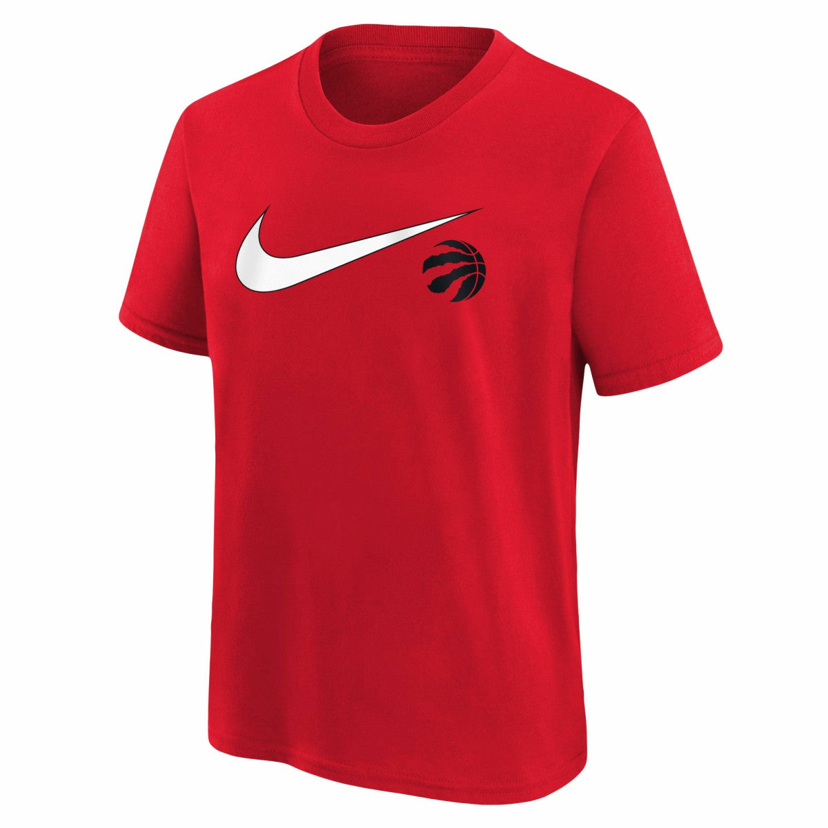 Toronto Raptors Youth Swoosh T-Shirt Red