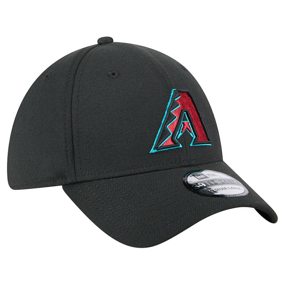 Arizona Diamondbacks New Era Logo 39THIRTY Flex Hat - Black Hats
