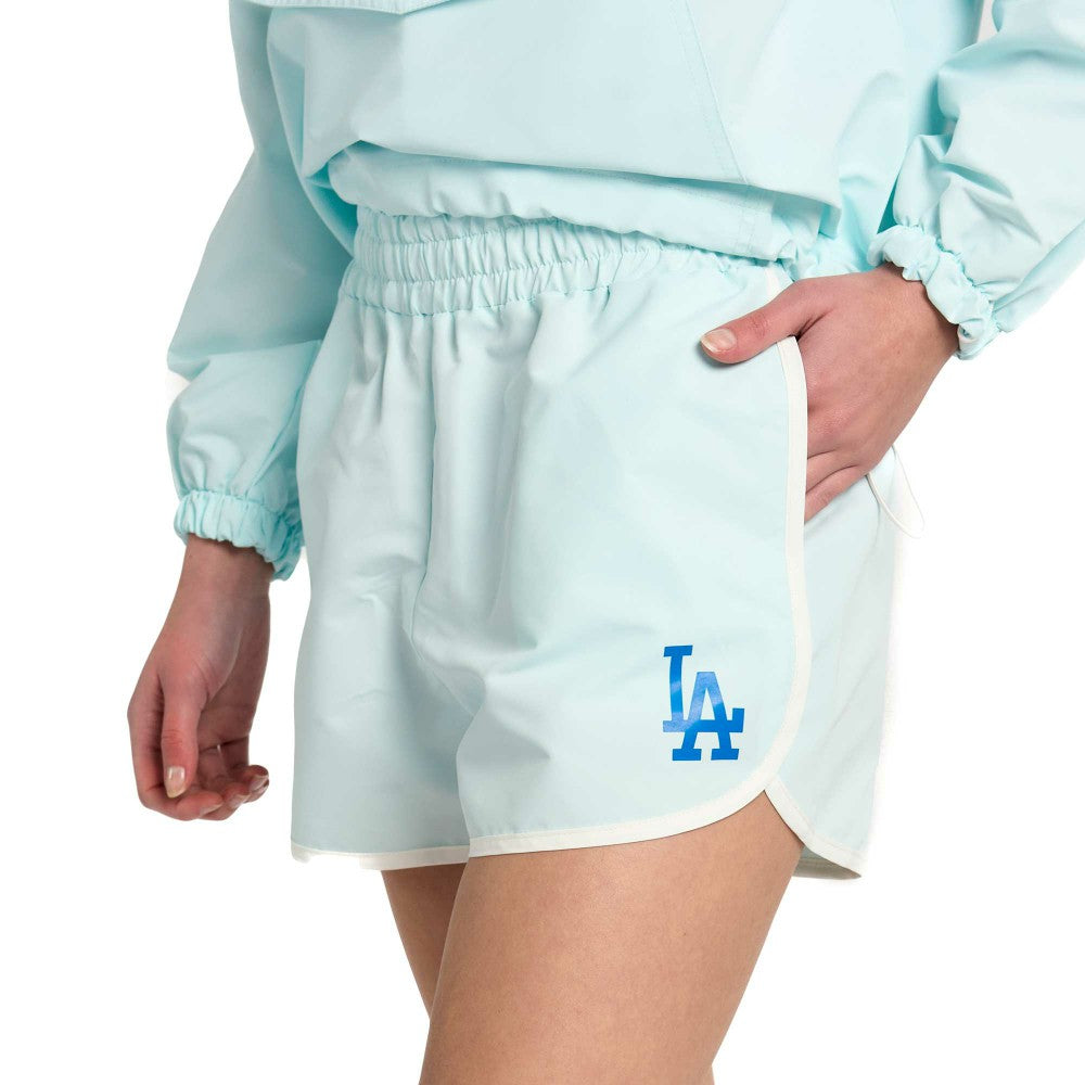 Los Angeles Dodgers Lusso Women's Nina Shorts - Light Blue Shorts