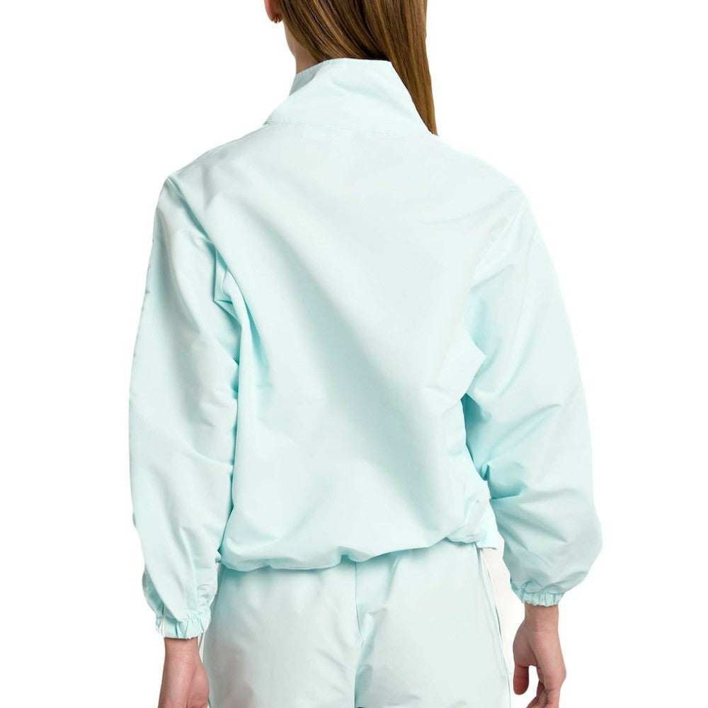 Los Angeles Dodgers Lusso Women's Parker Half-Zip Jacket - Light Blue Jackets