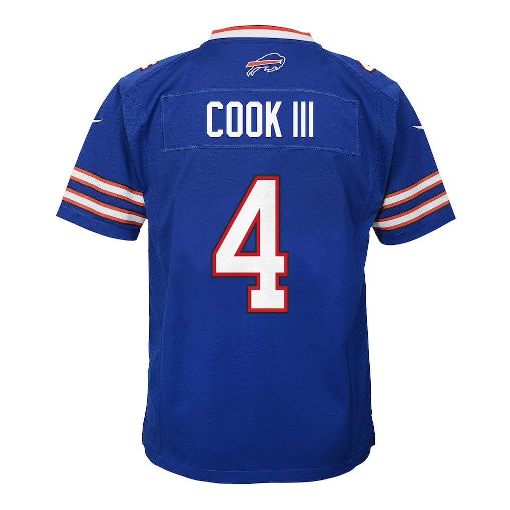 James Cook III Buffalo Bills Youth Game Jersey Royal