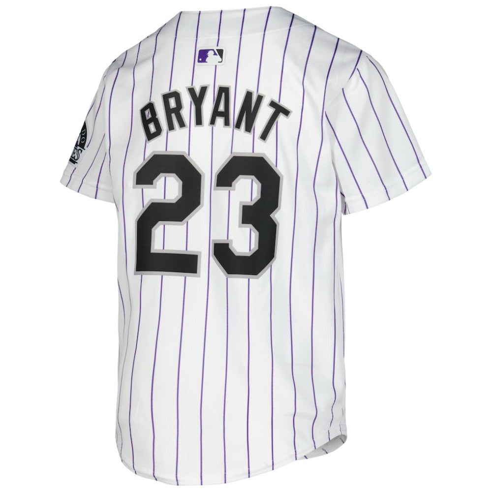 Kris Bryant Colorado Rockies Nike Youth Home Limited Player Jersey - White Jerseys