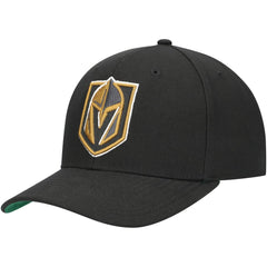 NHL Vegas Golden Knights Mitchell & Ness Team Ground Pro Adjustable Hat - Black
