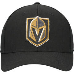 NHL Vegas Golden Knights Mitchell & Ness Team Ground Pro Adjustable Hat - Black