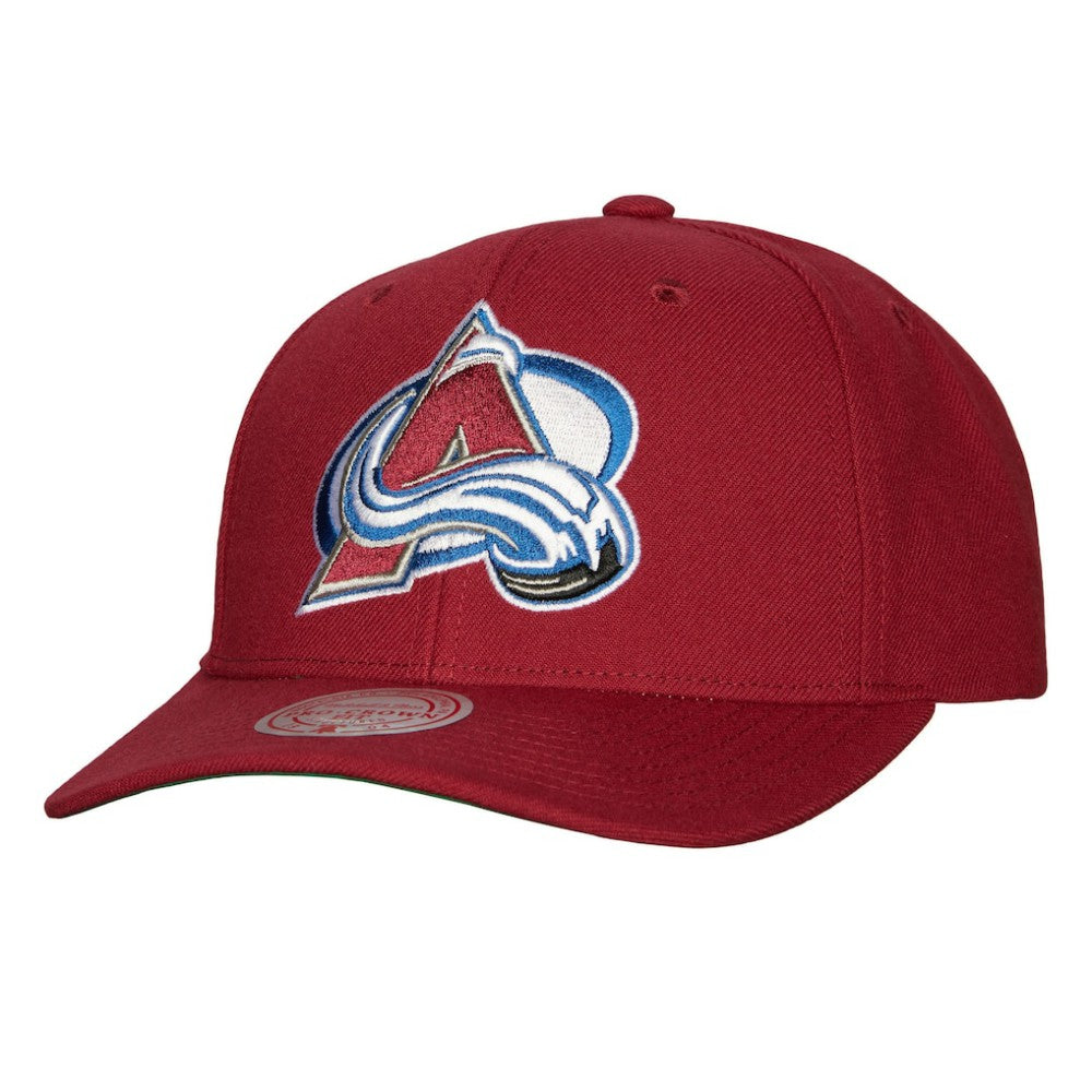 NHL Colorado Avalanche Mitchell & Ness Team Ground Pro Adjustable Hat - Burgundy