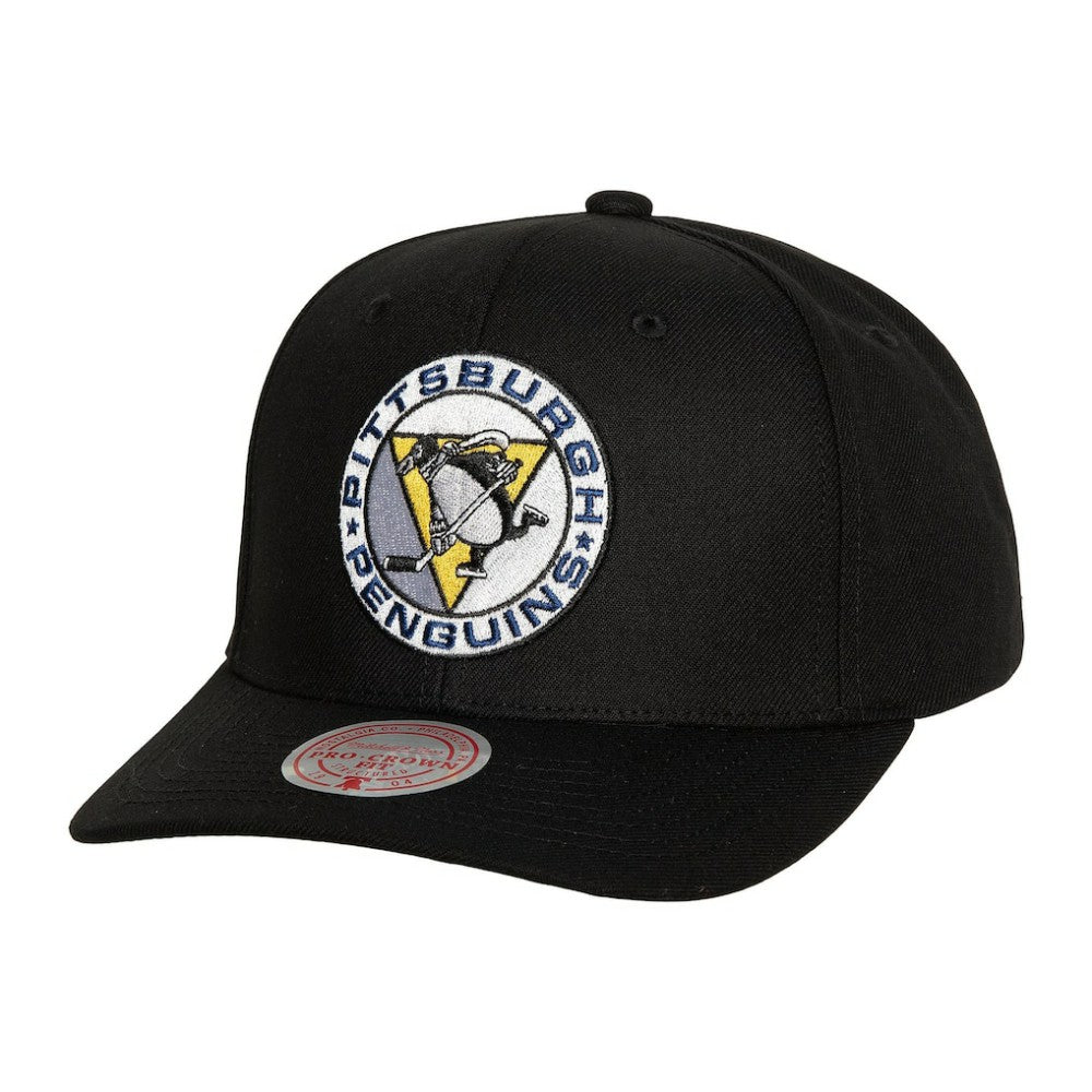 NHL Pittsburgh Penguins Mitchell & Ness Team Ground Pro Adjustable Hat - Black