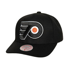 NHL Philadelphia Flyers Mitchell & Ness Team Ground Pro Adjustable Hat - Black