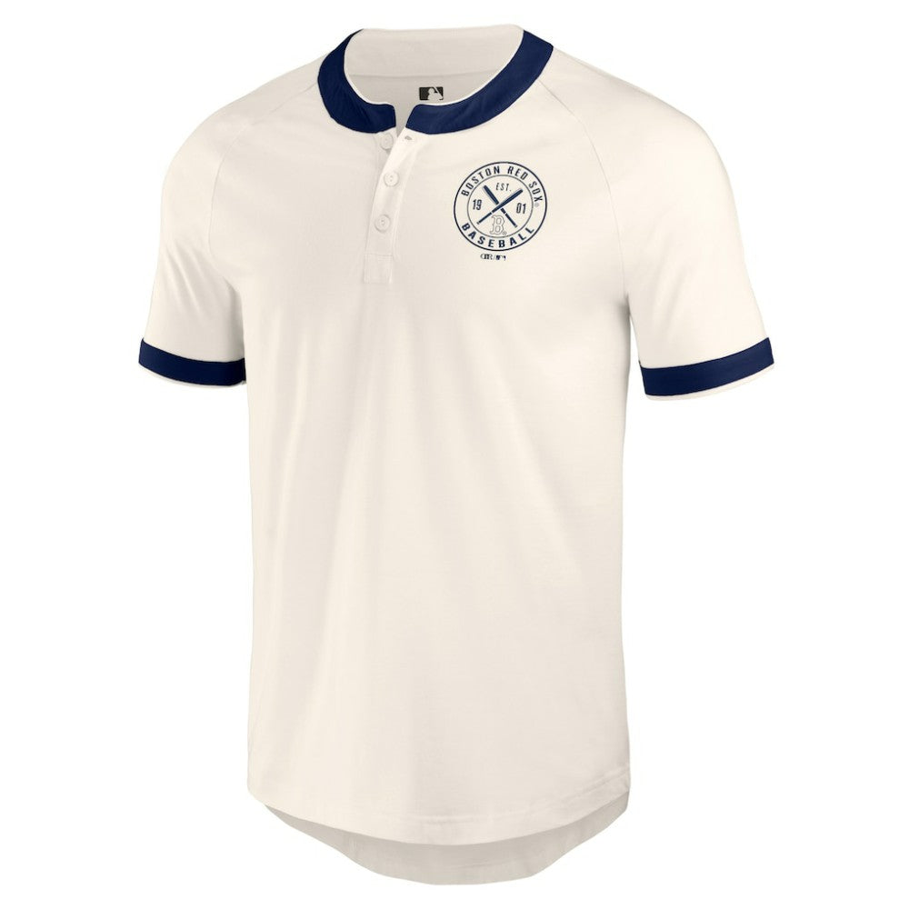 Boston Red Sox Darius Rucker Collection by Fanatics Henley Raglan T-Shirt - White T-shirts