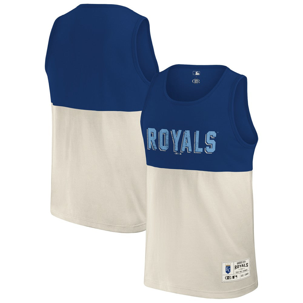 Kansas City Royals Darius Rucker Collection by Fanatics Colorblock Tank Top - Royal Tanks