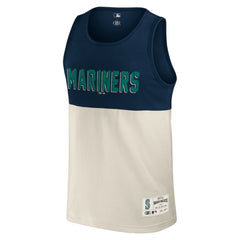 Seattle Mariners Darius Rucker Collection by Fanatics Colorblock Tank Top - Navy Tanks