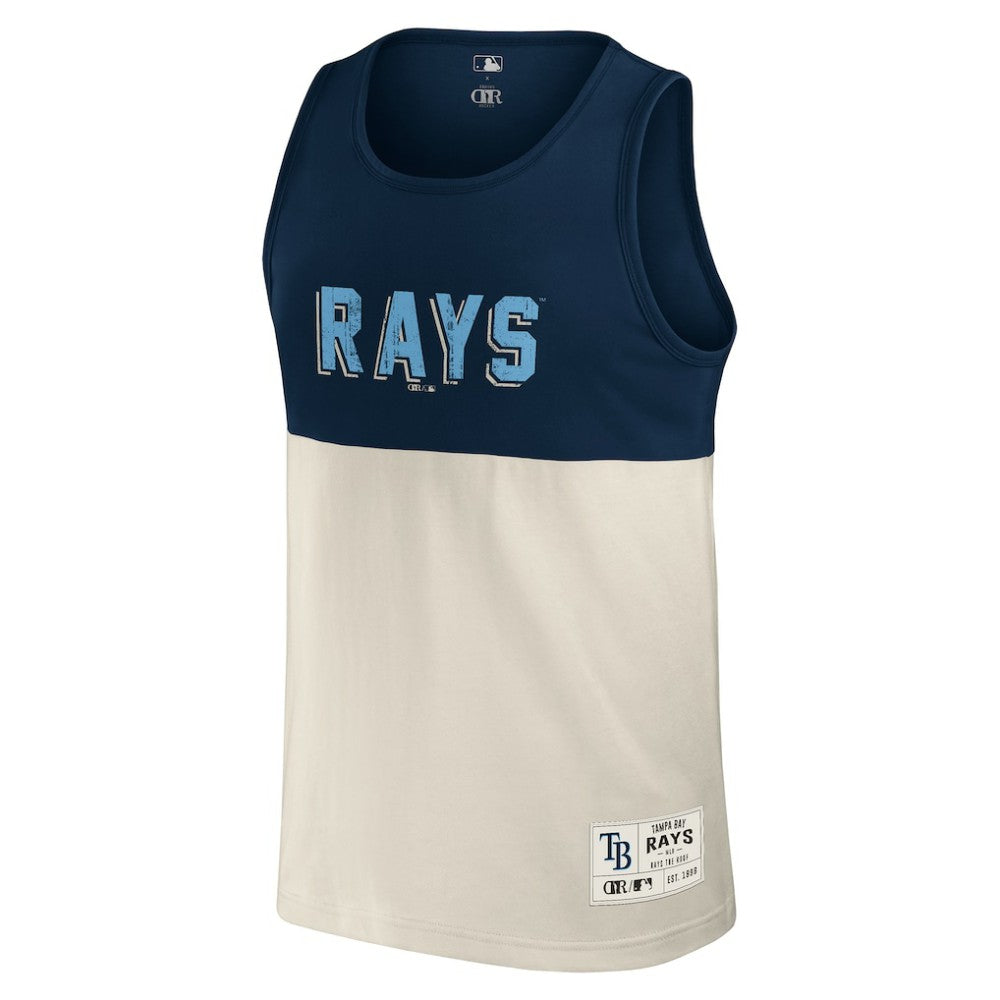Tampa Bay Rays Darius Rucker Collection by Fanatics Colorblock Tank Top - Navy Tanks