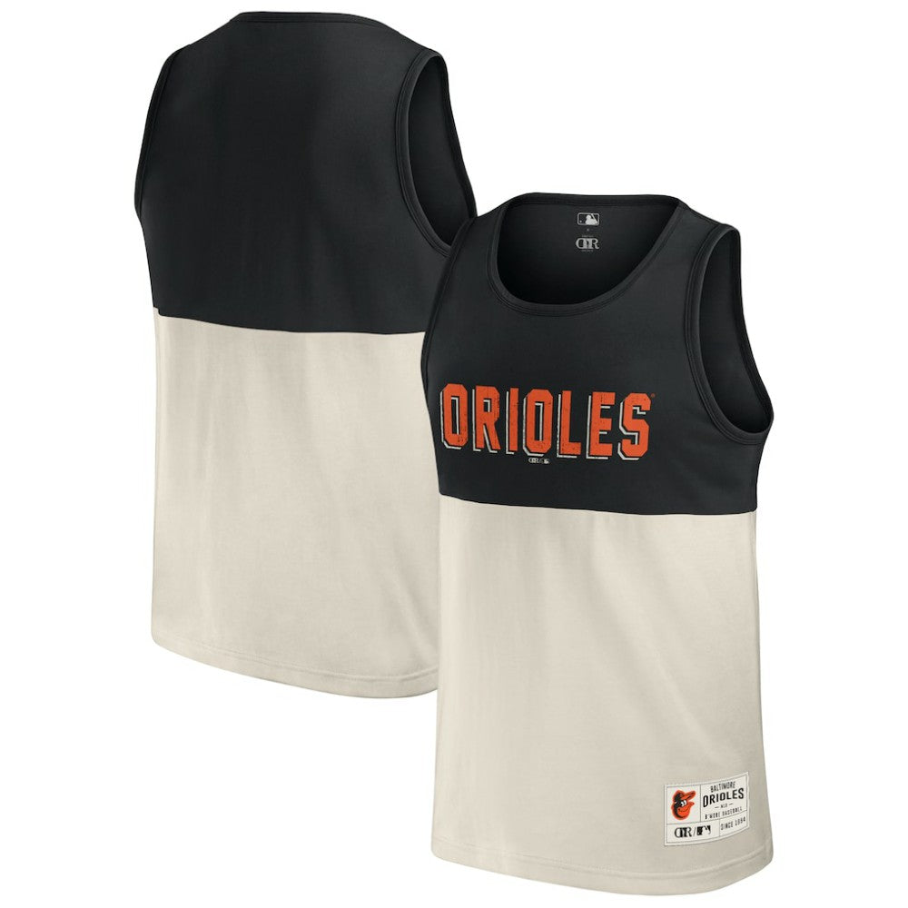 Baltimore Orioles Darius Rucker Collection by Fanatics Colorblock Tank Top - Black Tanks