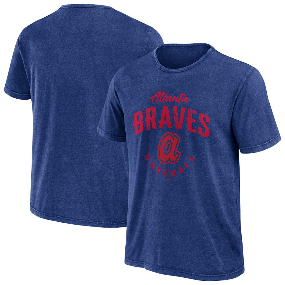 Atlanta Braves Darius Rucker Collection by Fanatics Cooperstown Collection Washed T-Shirt - Black T-shirts