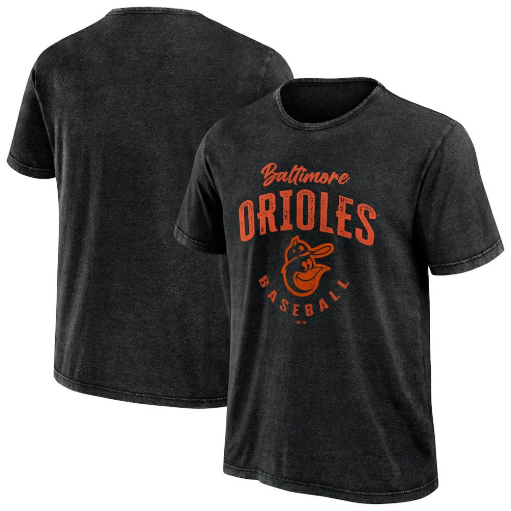 Baltimore Orioles Darius Rucker Collection by Fanatics Cooperstown Collection Washed T-Shirt - Black T-shirts