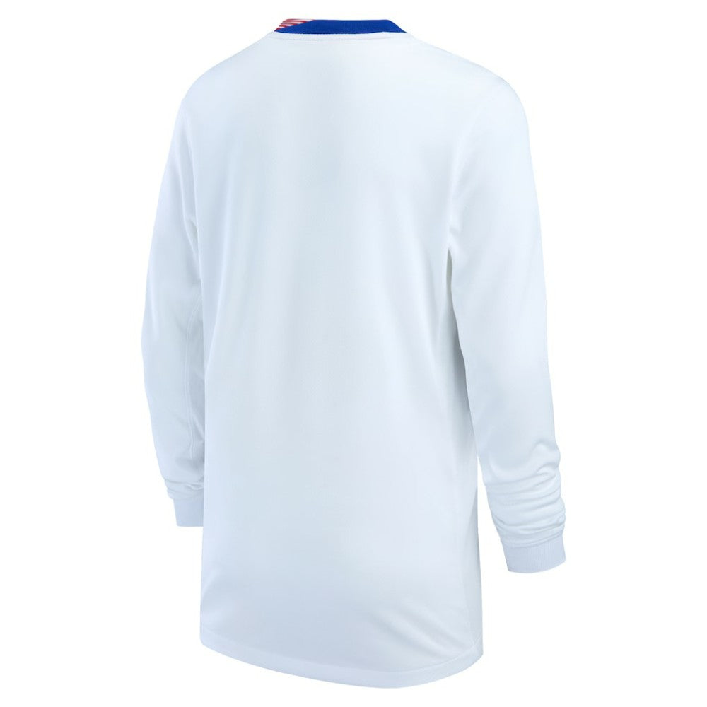 USMNT Youth 2024 Home Replica Long Sleeve Jersey White shop