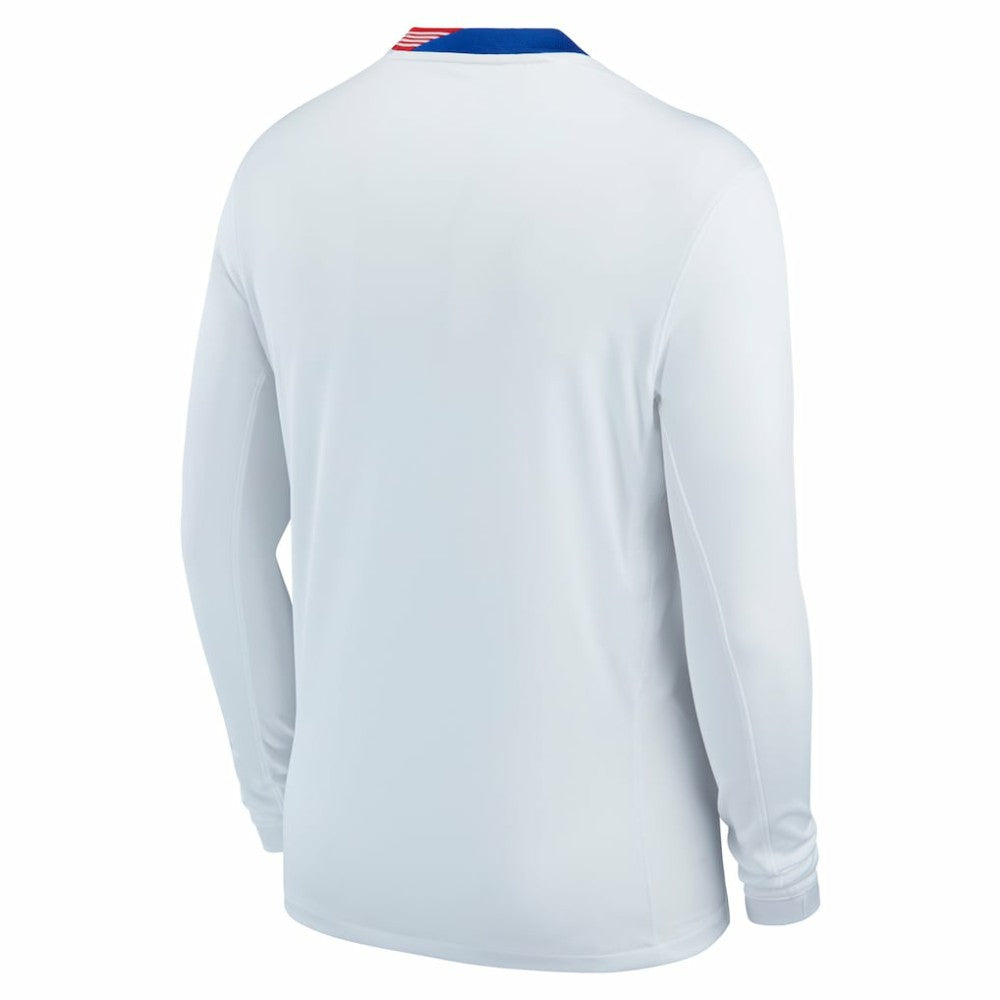 USMNT 2024 Home Replica Long Sleeve Jersey White