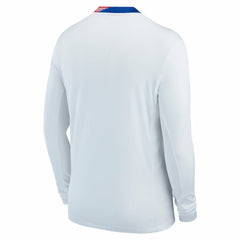 USMNT 2024 Home Replica Long Sleeve Jersey White
