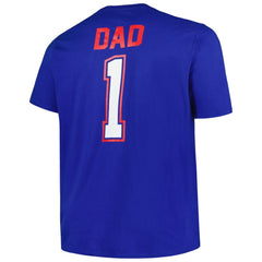 Philadelphia Phillies Profile Big & Tall #1 Dad T-Shirt - Royal T-shirts