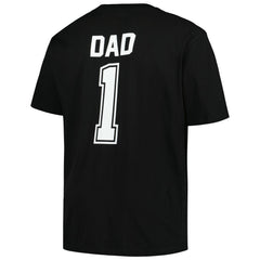 Chicago White Sox Profile Big & Tall #1 Dad T-Shirt - Black T-shirts