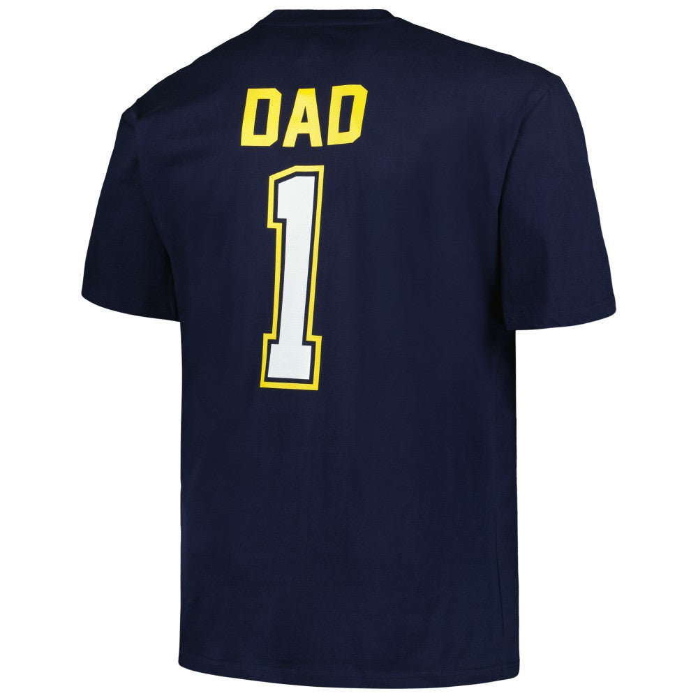 Milwaukee Brewers Profile Big & Tall #1 Dad T-Shirt - Navy T-shirts