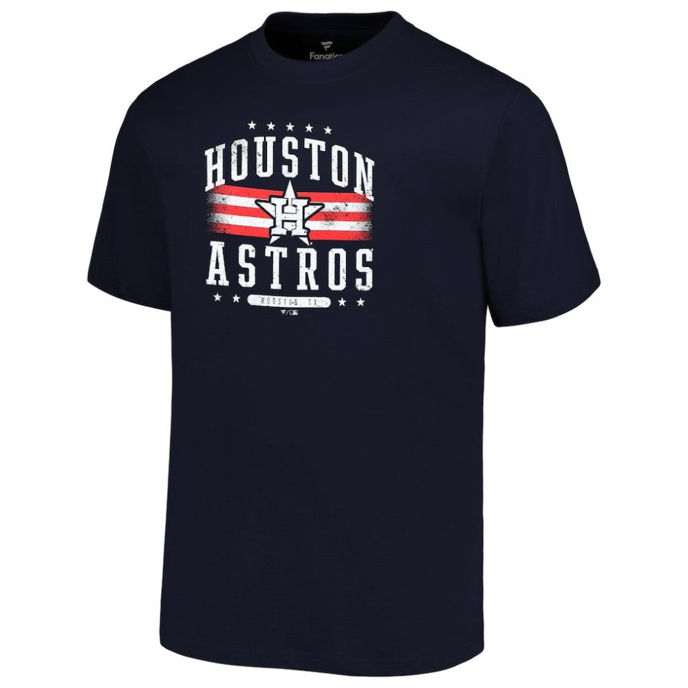 Houston Astros Profile Big & Tall Americana T-Shirt - Navy T-shirts