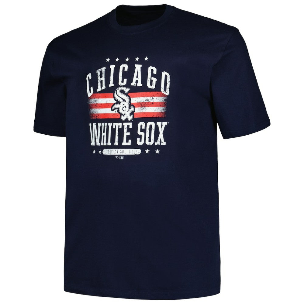 Chicago White Sox Profile Big & Tall Americana T-Shirt - Navy T-shirts