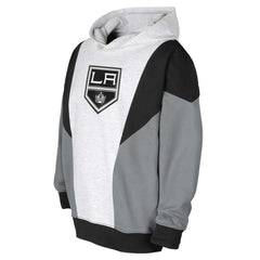 NHL Los Angeles Kings Youth Champion League Fleece Pullover Hoodie - Ash/Black