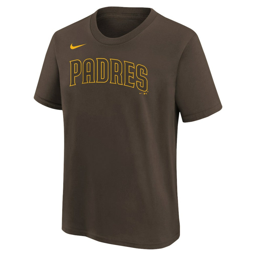 Manny Machado San Diego Padres Nike Youth Name & Number T-Shirt - Brown T-shirts