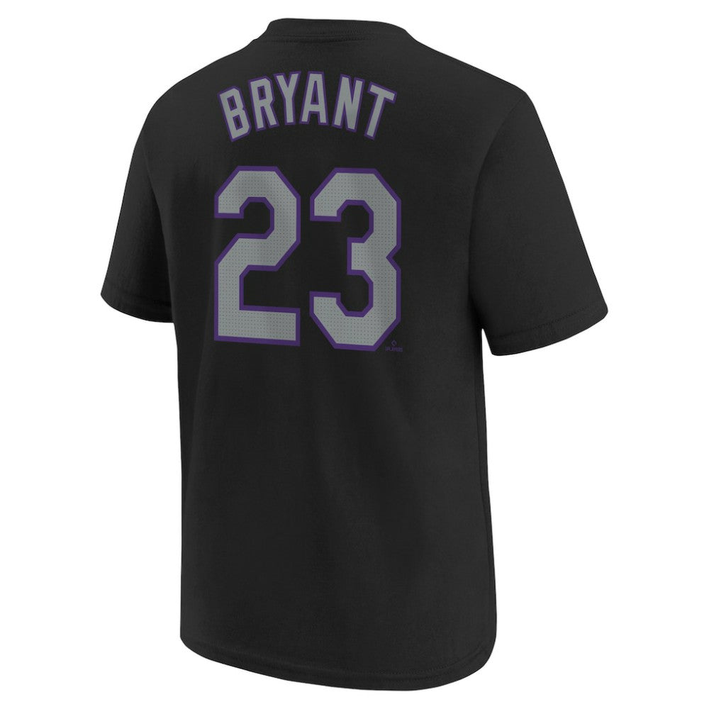 Kris Bryant Colorado Rockies Nike Youth Name & Number T-Shirt - Black T-shirts