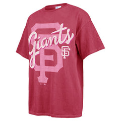 San Francisco Giants '47 Women's Dopamine Tradition T-Shirt - Pink T-shirts