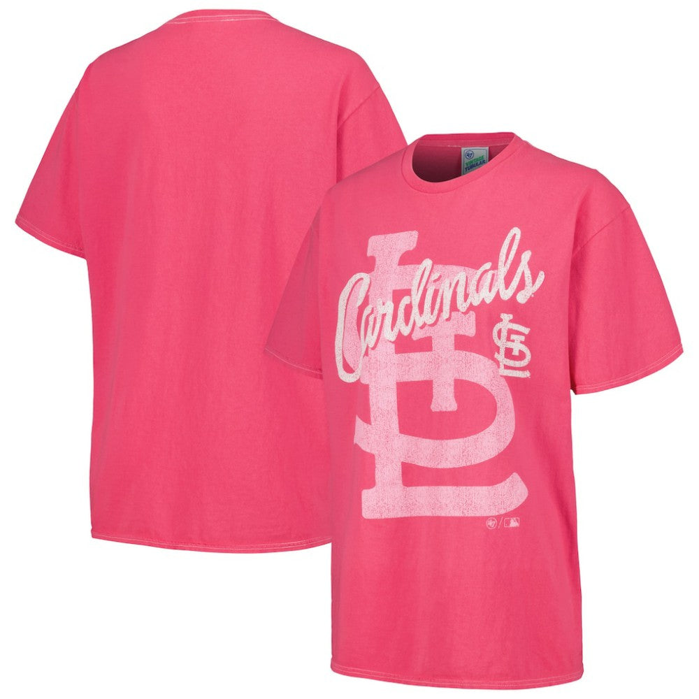 St. Louis Cardinals '47 Women's Dopamine Tradition T-Shirt - Pink T-shirts
