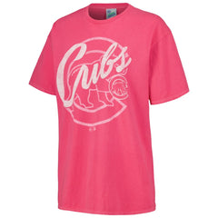 Chicago Cubs '47 Women's Dopamine Tradition T-Shirt - Pink T-shirts
