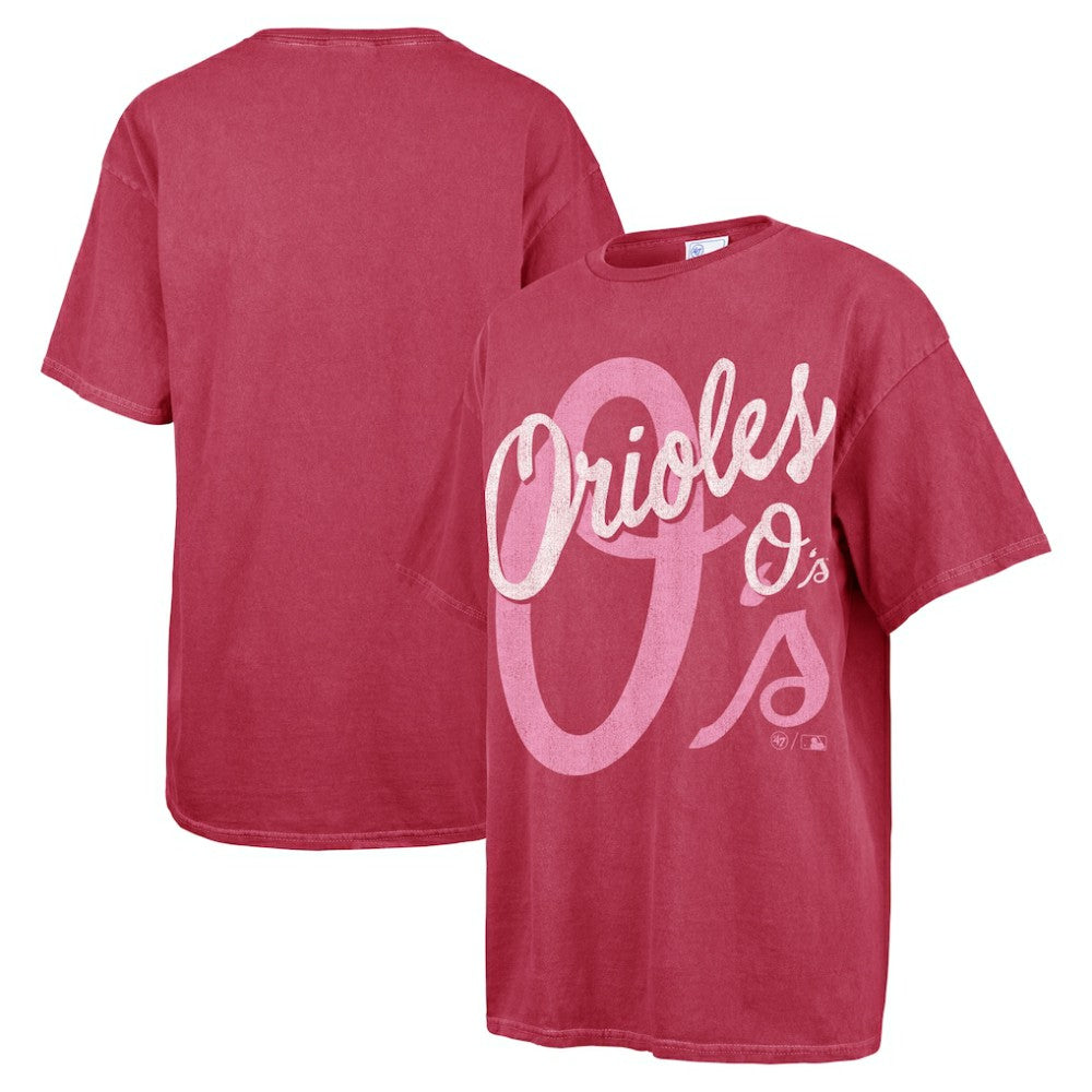 Baltimore Orioles '47 Women's Dopamine Tradition T-Shirt - Pink T-shirts