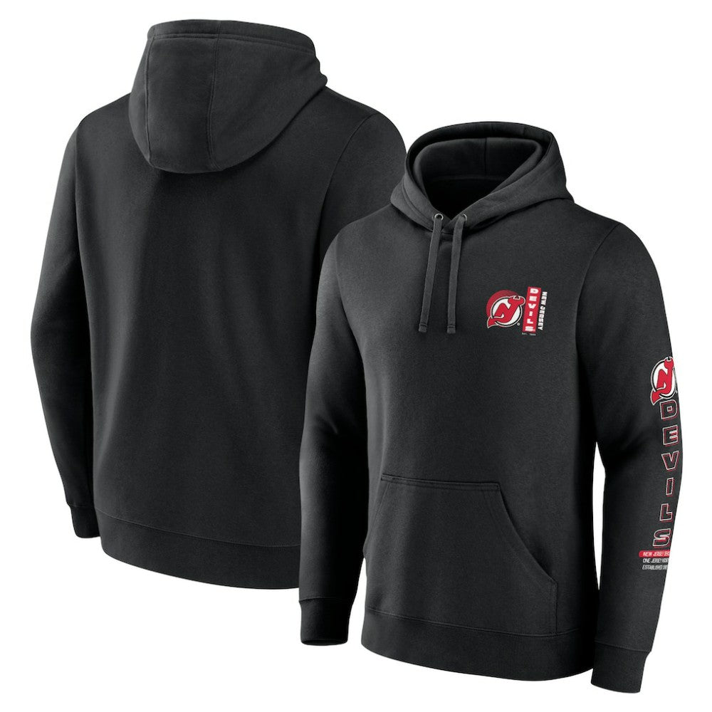 NHL New Jersey Devils Fanatics Revolution Pullover Hoodie - Black