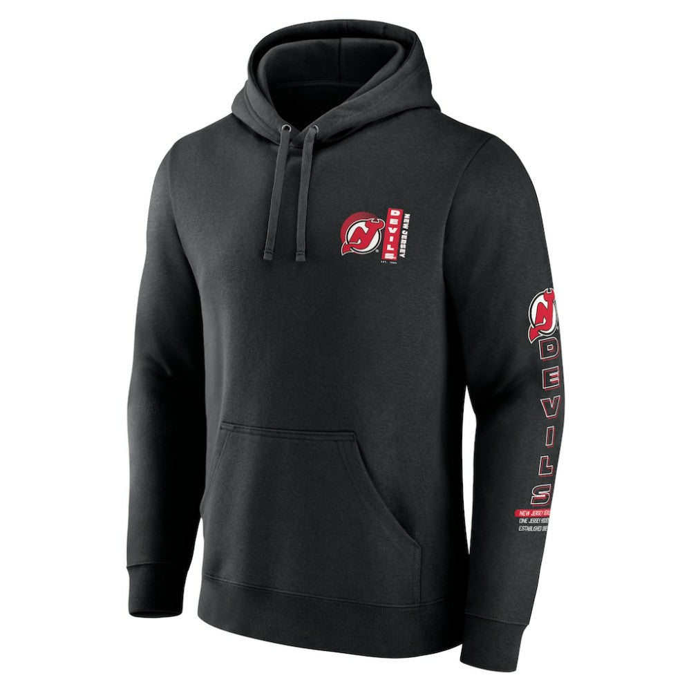 NHL New Jersey Devils Fanatics Revolution Pullover Hoodie - Black