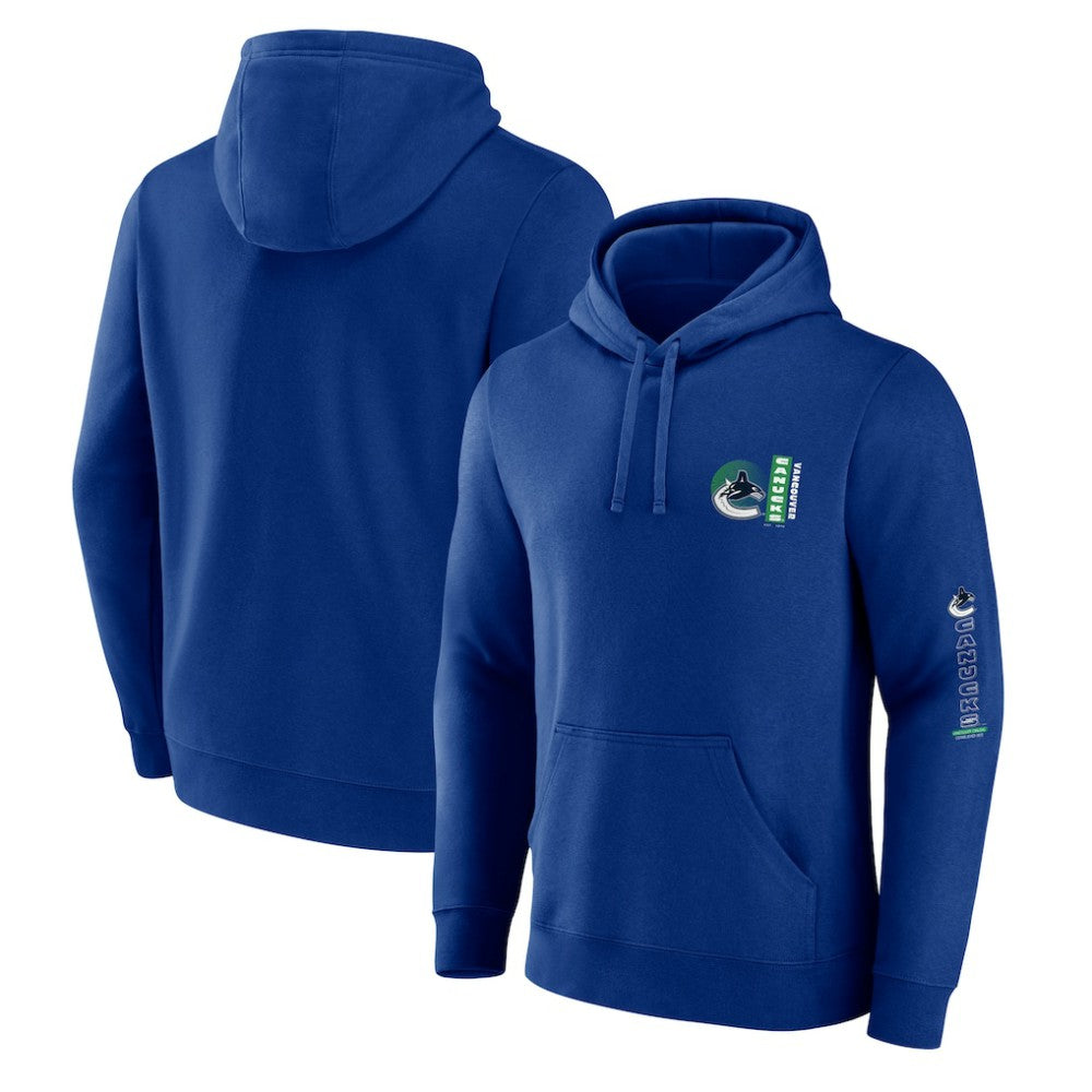 NHL Vancouver Canucks Fanatics Revolution Pullover Hoodie - Blue