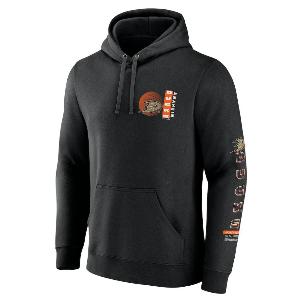 NHL Anaheim Ducks Fanatics Revolution Pullover Hoodie - Black