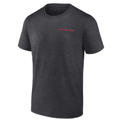 NHL Detroit Red Wings Fanatics Backbone T-Shirt - Heather Charcoal