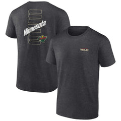 NHL Minnesota Wild Fanatics Backbone T-Shirt - Heather Charcoal