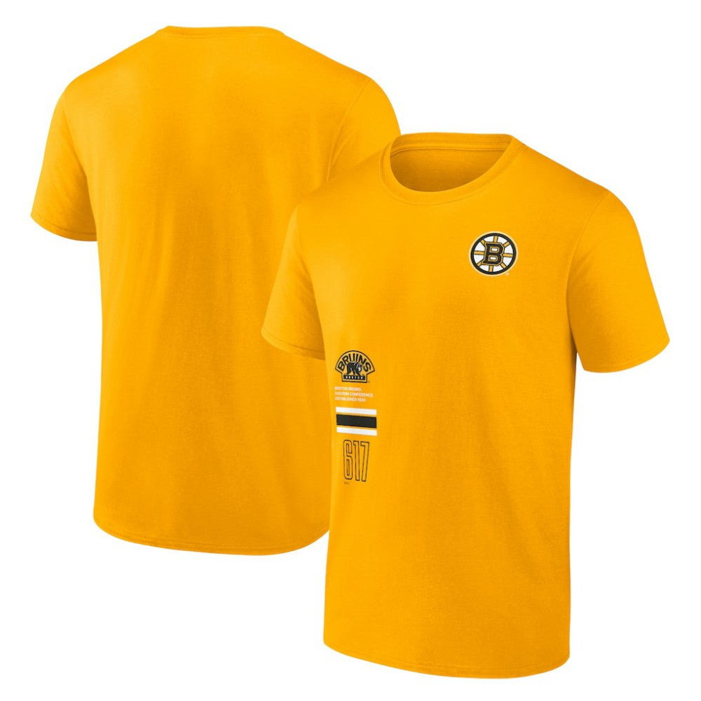 NHL Boston Bruins Fanatics Represent T-Shirt - Gold