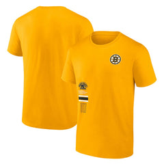 NHL Boston Bruins Fanatics Represent T-Shirt - Gold