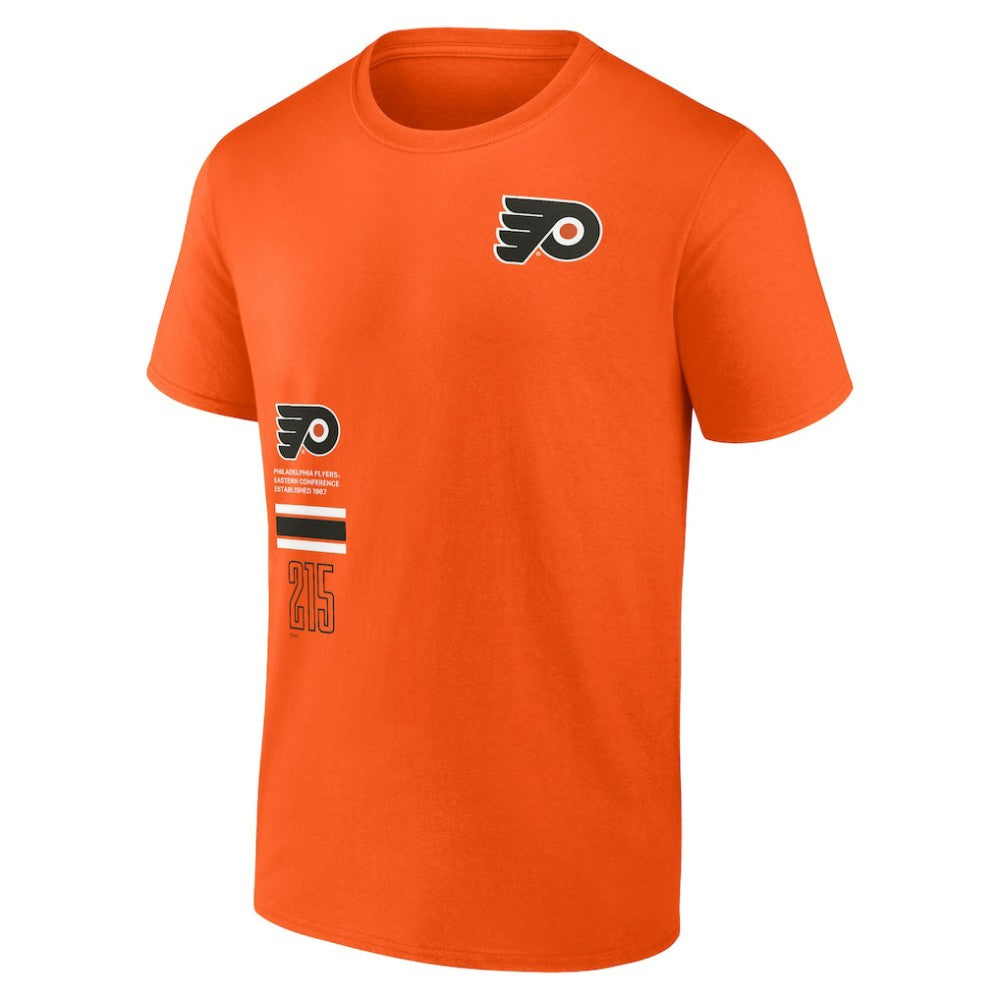 NHL Philadelphia Flyers Fanatics Represent T-Shirt - Orange