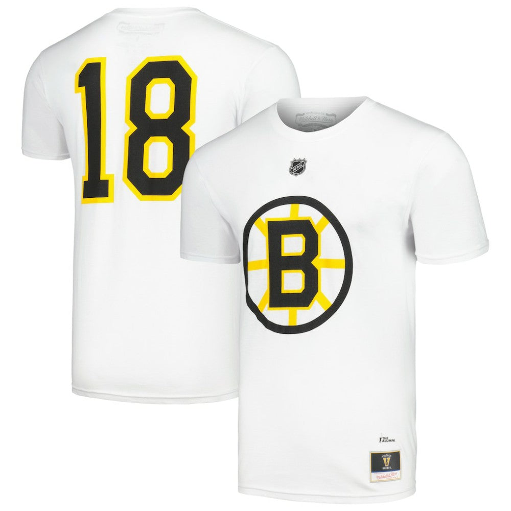 NHL Willie O'Ree Boston Bruins Mitchell & Ness Name & Number T-Shirt - White