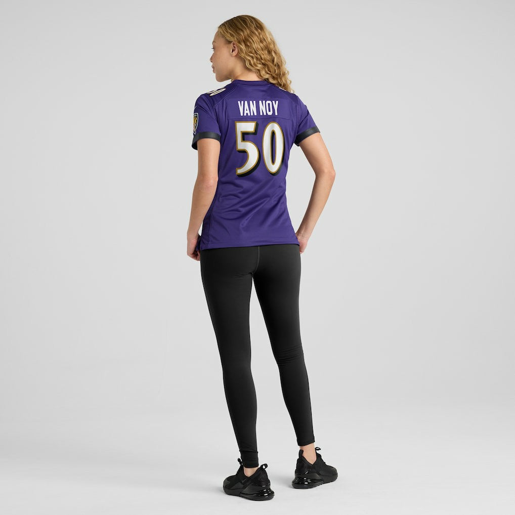 Kyle Van Noy Baltimore Ravens Women's Game Jersey Purple