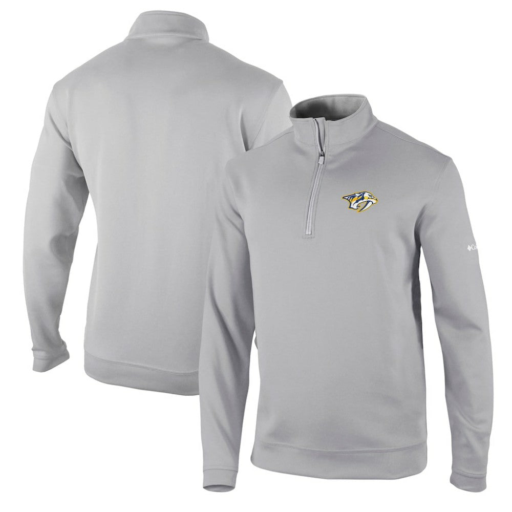 NHL Nashville Predators Columbia Wickham Hills Omni-Wick Quarter-Zip Jacket - Gray