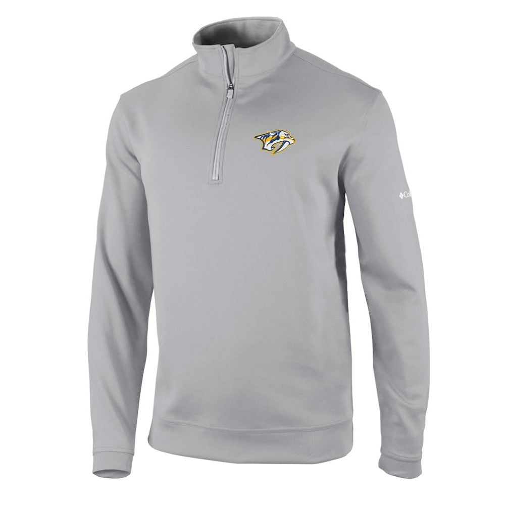 NHL Nashville Predators Columbia Wickham Hills Omni-Wick Quarter-Zip Jacket - Gray