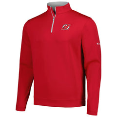 NHL New Jersey Devils Columbia Wickham Hills Omni-Wick Quarter-Zip Jacket - Red