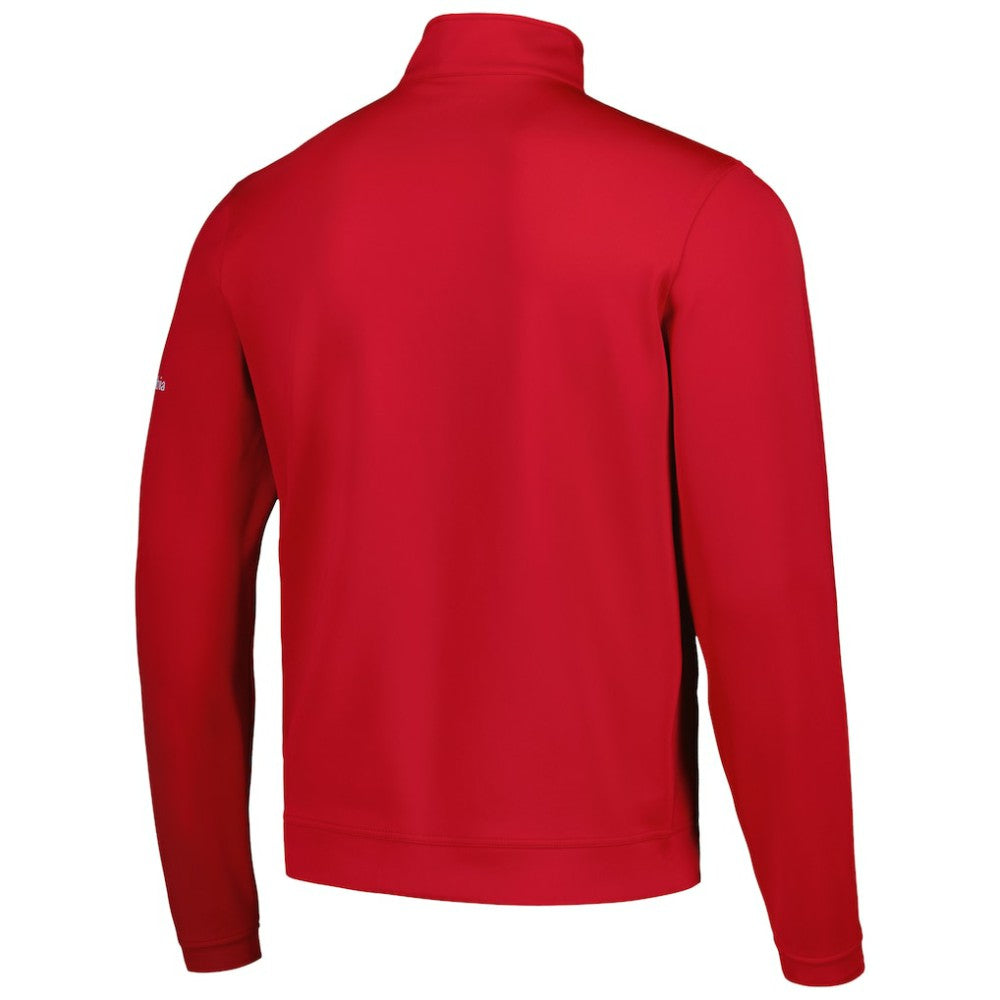 NHL New Jersey Devils Columbia Wickham Hills Omni-Wick Quarter-Zip Jacket - Red