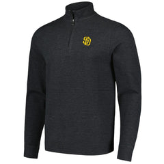 San Diego Padres Vineyard Vines Saltwater Quarter-Zip Jacket - Black Jackets