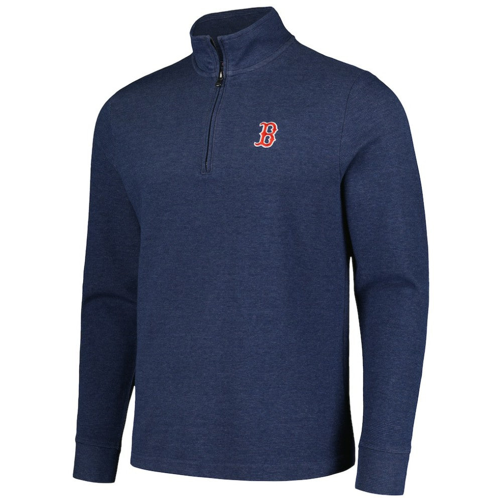 Boston Red Sox Vineyard Vines Saltwater Quarter-Zip Jacket - Navy Jackets